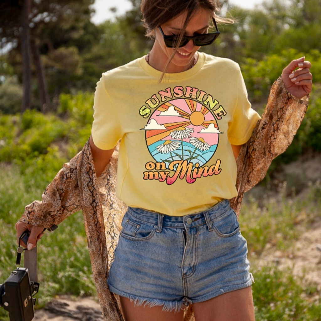 Sunshine On My Mind Tshirt T-Shirt Southern Sage Co   