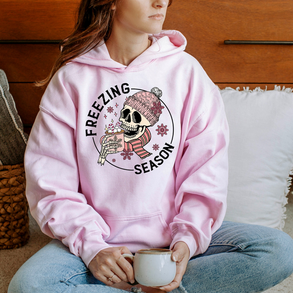 Freezing Season Hoodie Sweatshirt Hoodies Southern Sage Co.   